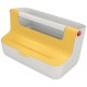 Leitz 61250019 caja de almacenaje Rectangular Acrilonitrilo butadieno estireno (ABS) Blanco, Amarillo